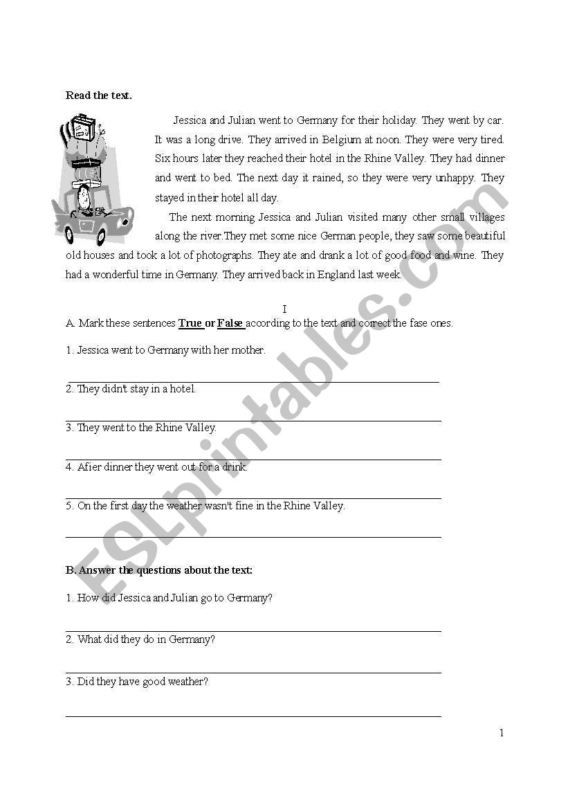 Past Simple worksheet