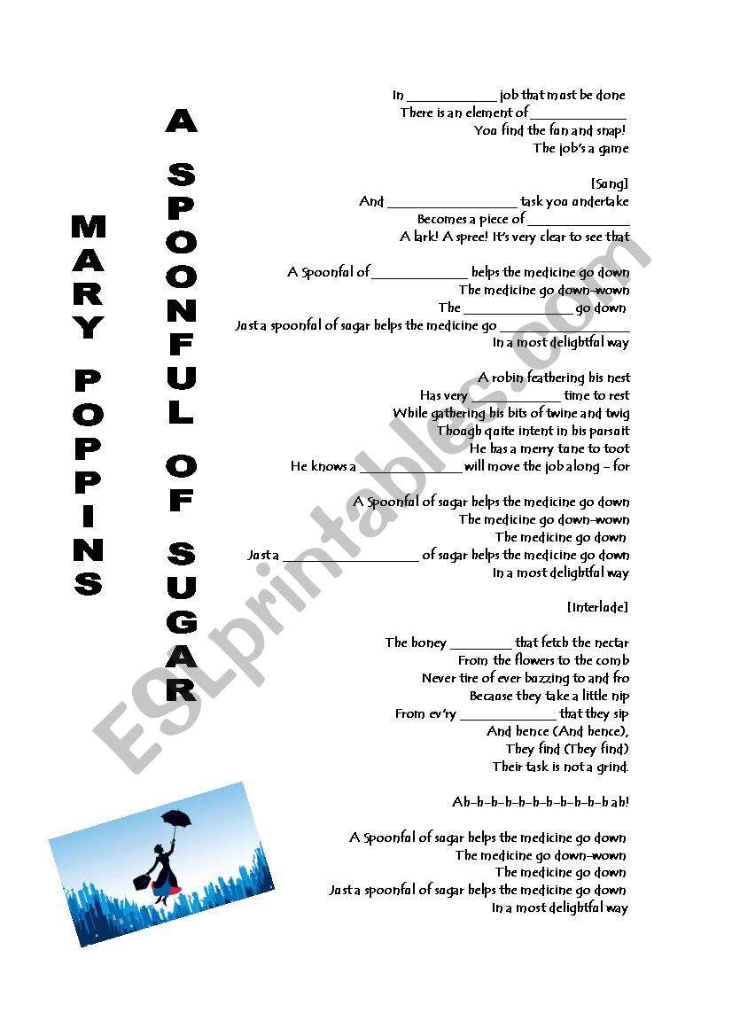 MARY POPPINS worksheet