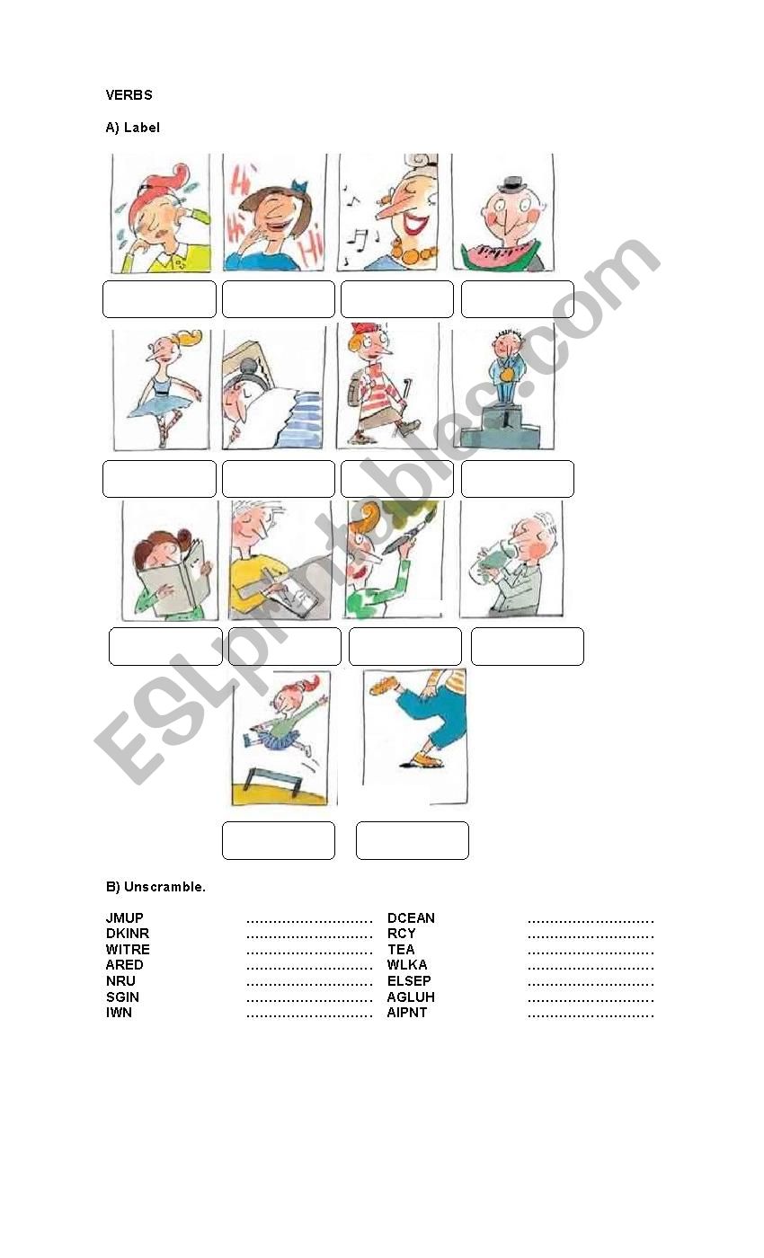 verbs-esl-worksheet-by-missevelyn