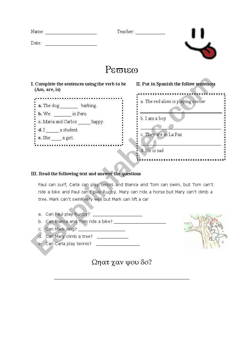 basic grammar review worksheet