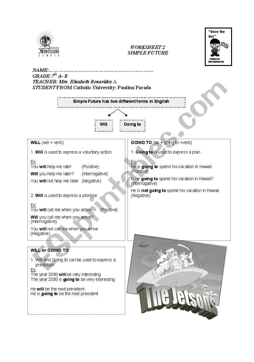 Future Tense worksheet