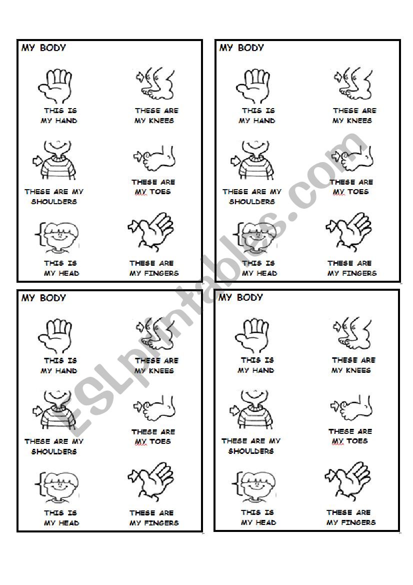 Body Parts worksheet