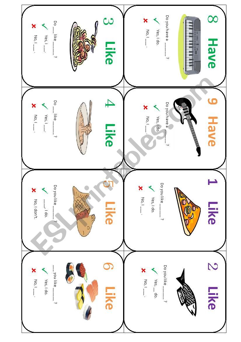 ENgUno Card Game part 3 worksheet