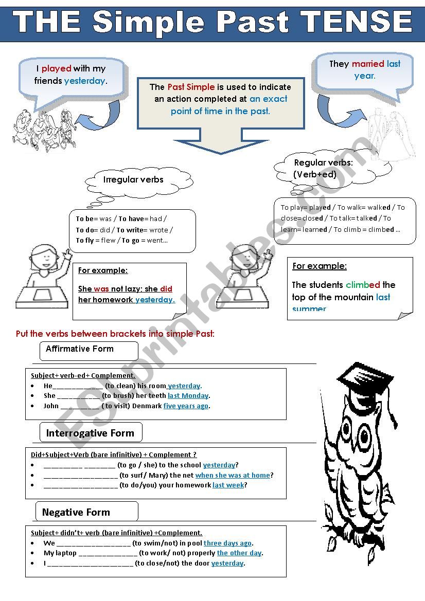 Simple Past worksheet