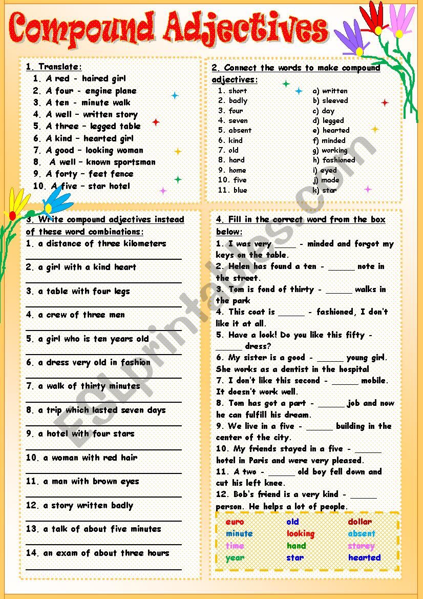 compound-adjectives-esl-worksheet-by-tmk939