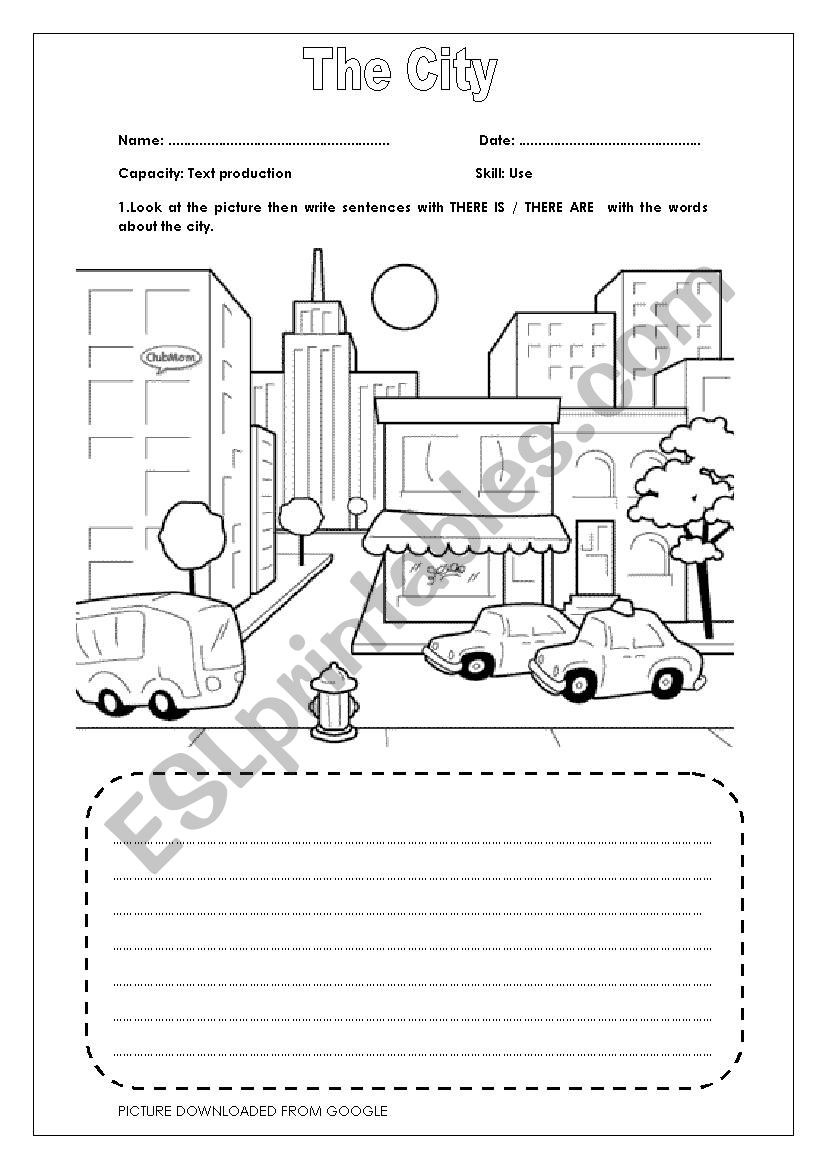 the country and the city worksheet