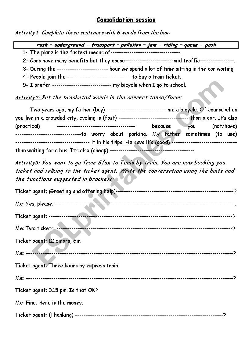 Module 4 lesson 2 8th formers worksheet