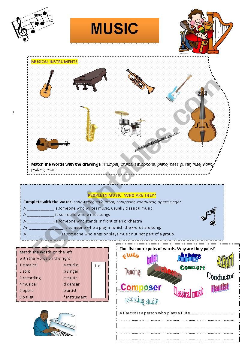 Music  worksheet