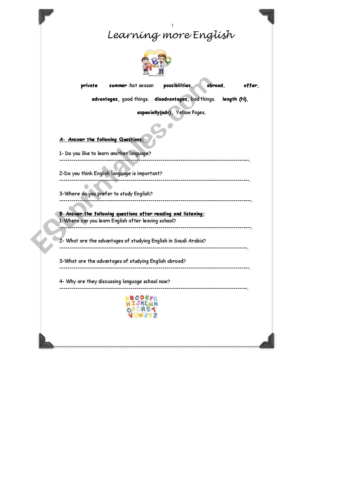 learning-english-esl-worksheet-by-nanamu