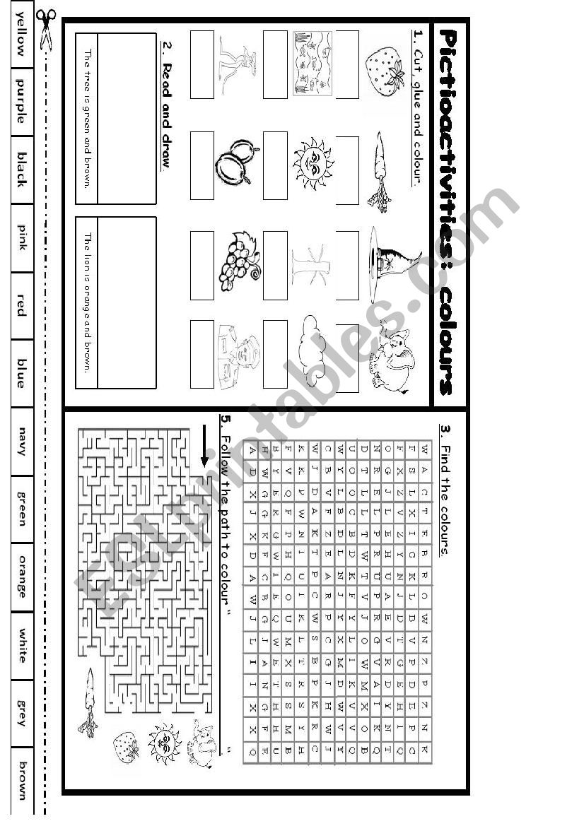 pictioactivities worksheet