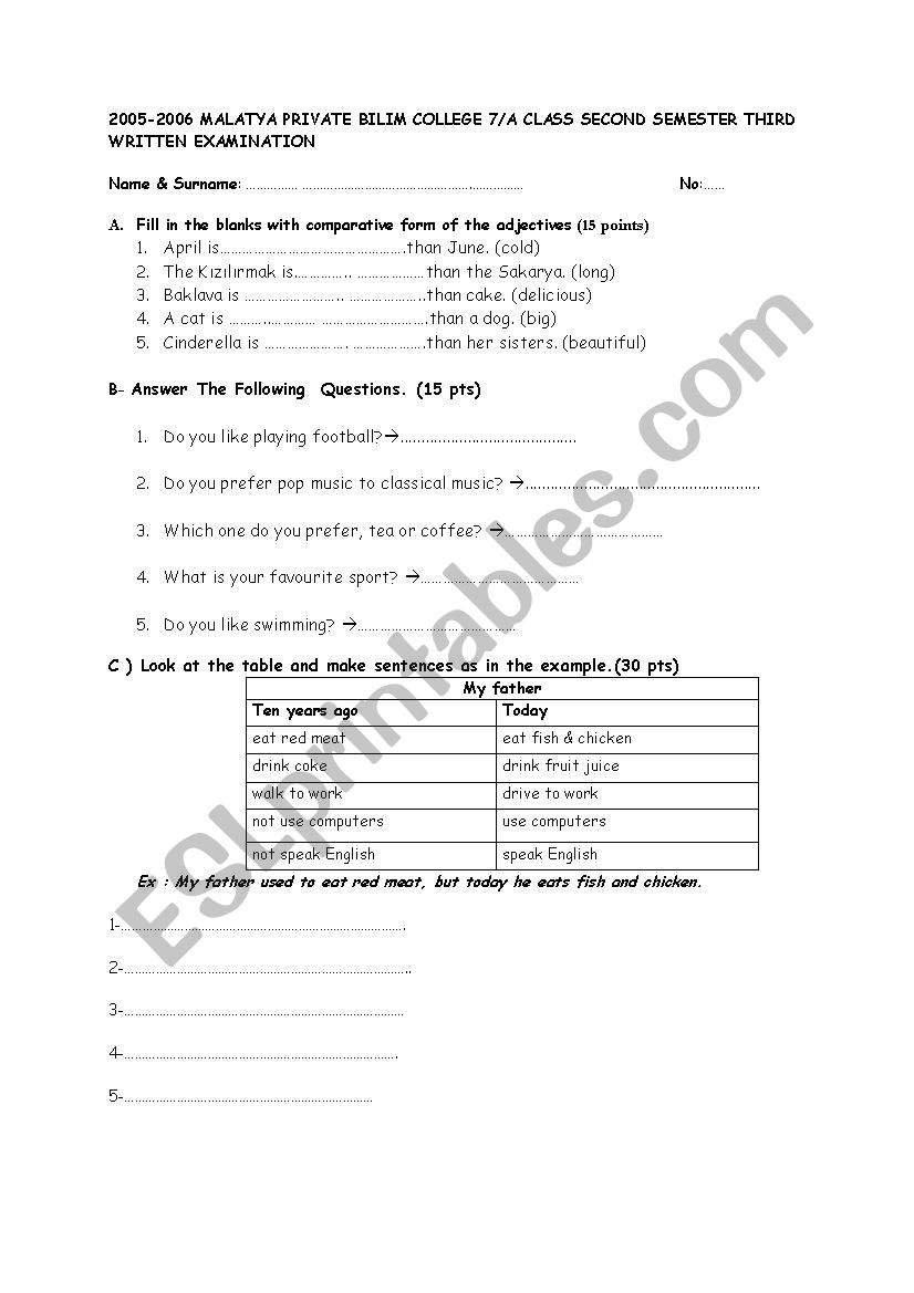 a nice test for your beginner sts