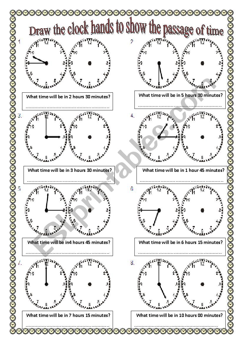 time worksheet