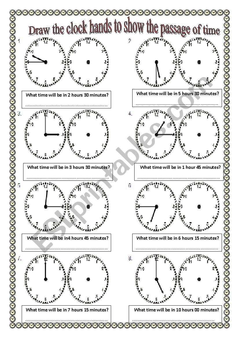 time worksheet