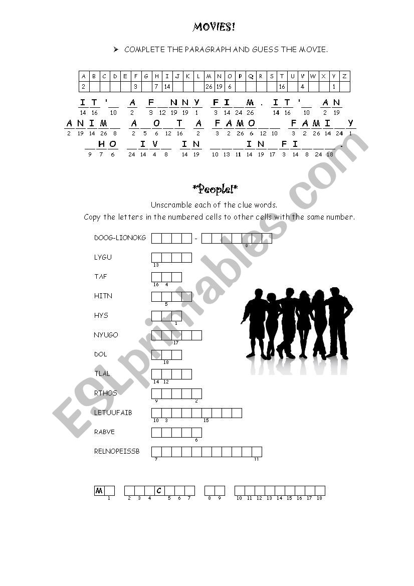 Revision games! worksheet