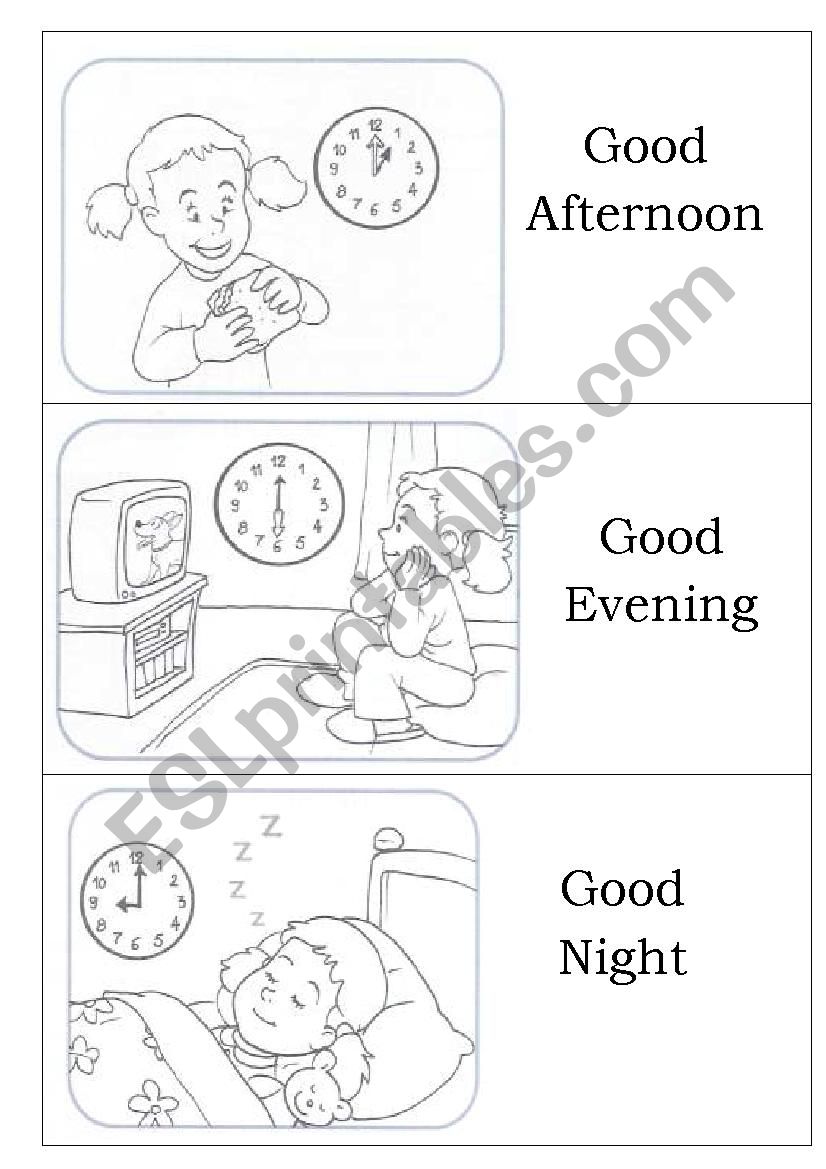 Greetings Esl Worksheet By Danu