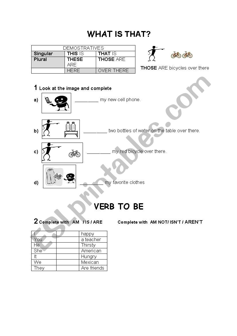 beginers worksheet