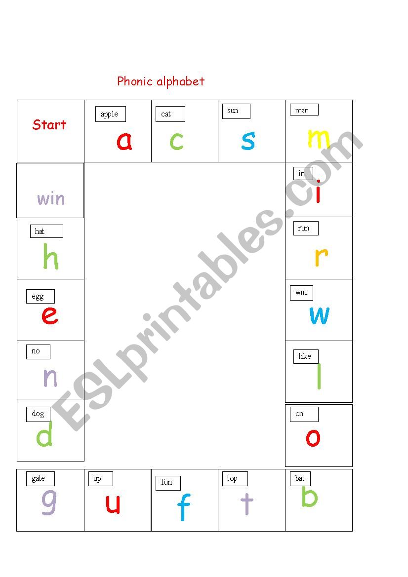 PHONETIC GAMES worksheet