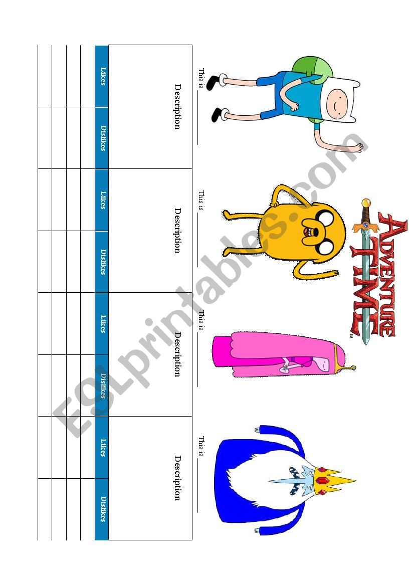 Adventure time - Likes and dislikes