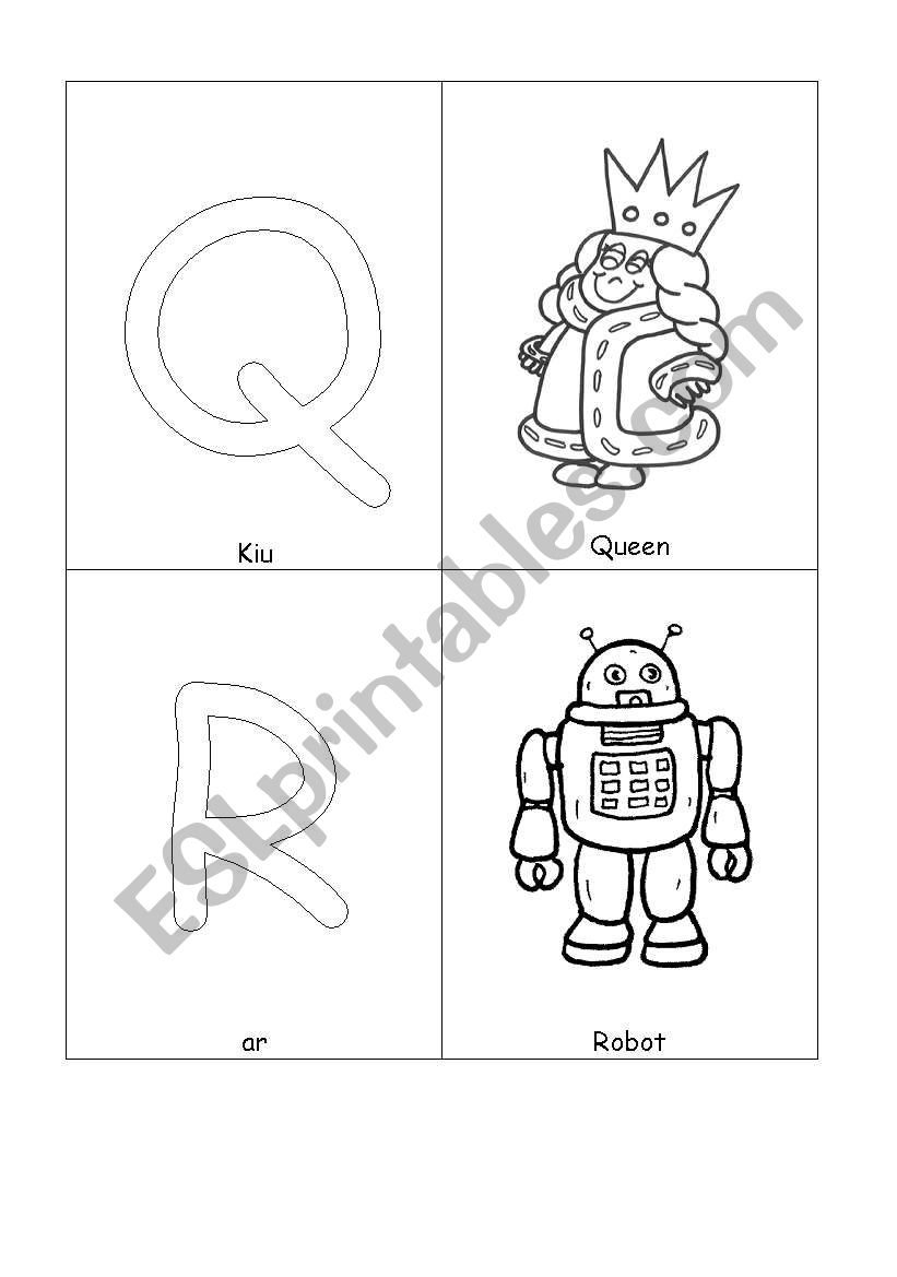 alphabet flash cards worksheet