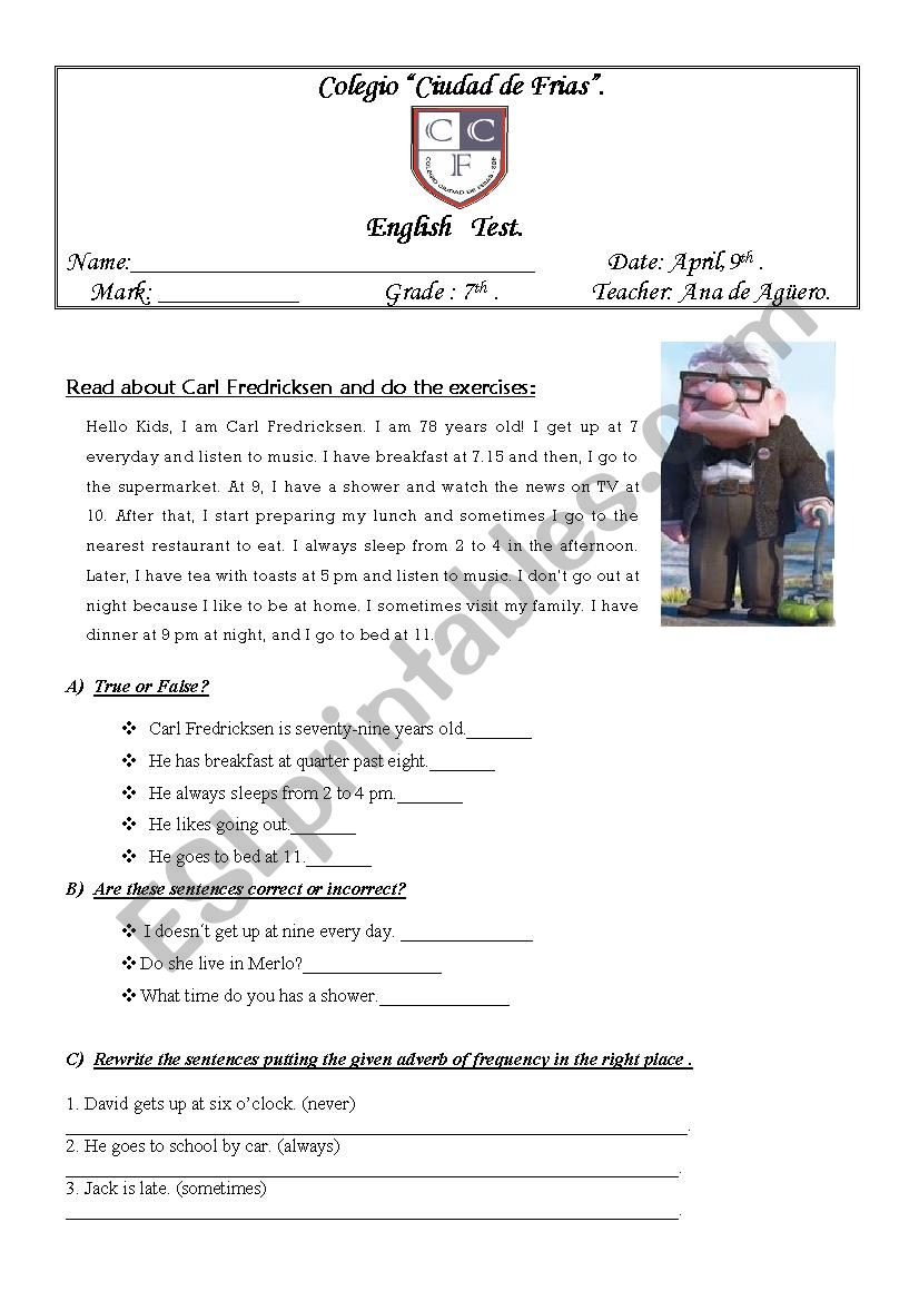 present simple worksheet