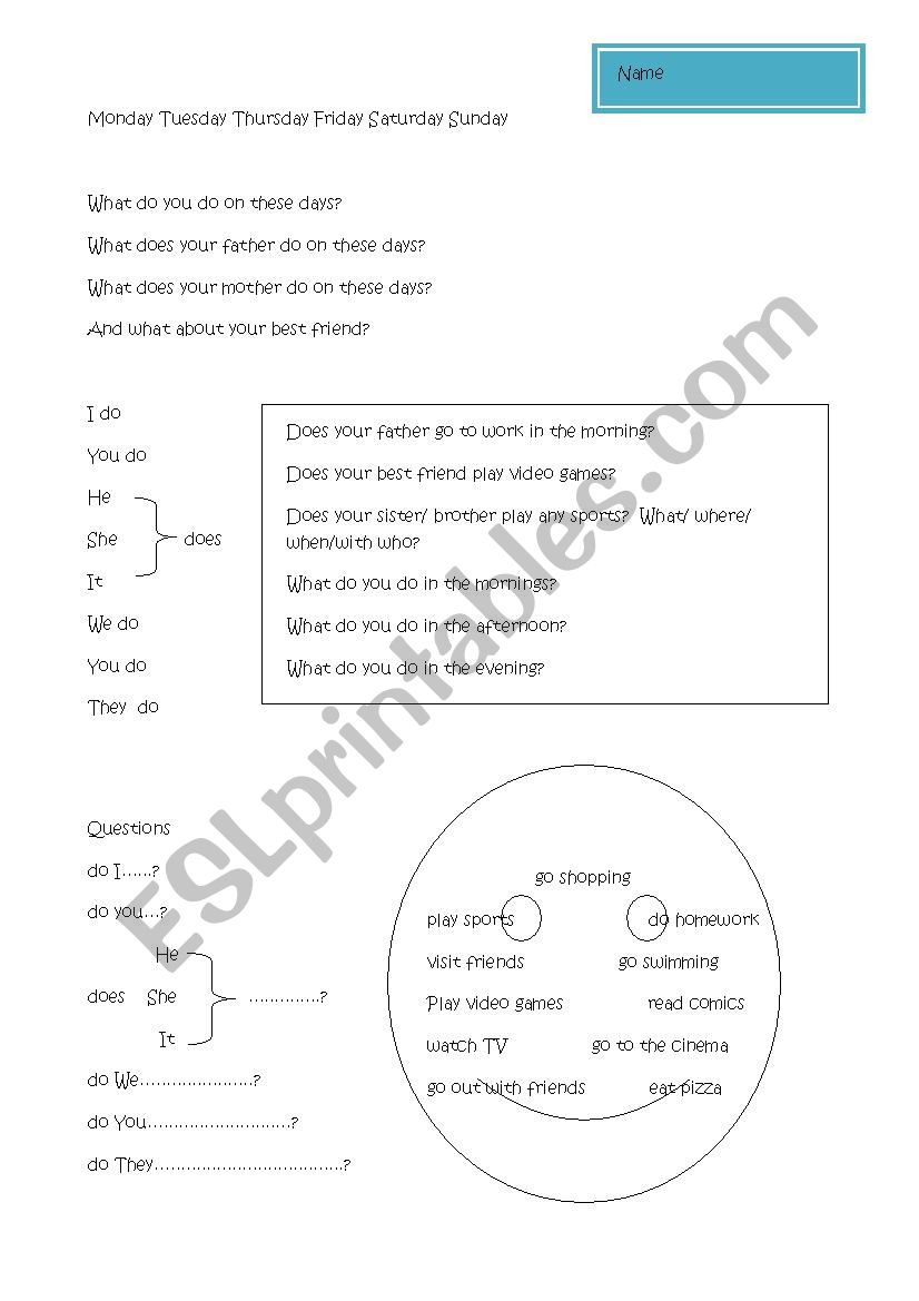 trinity grade 2 worksheet