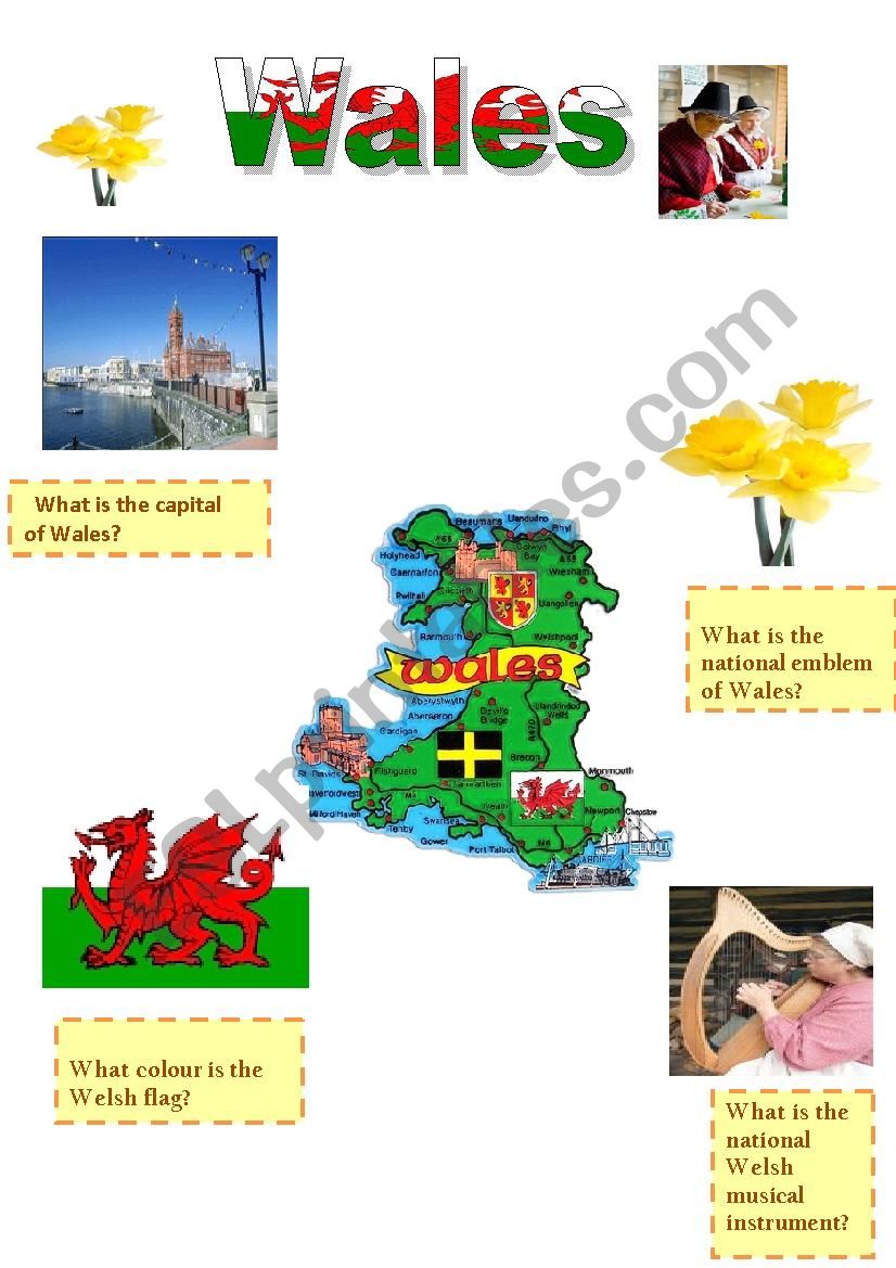 wales worksheet