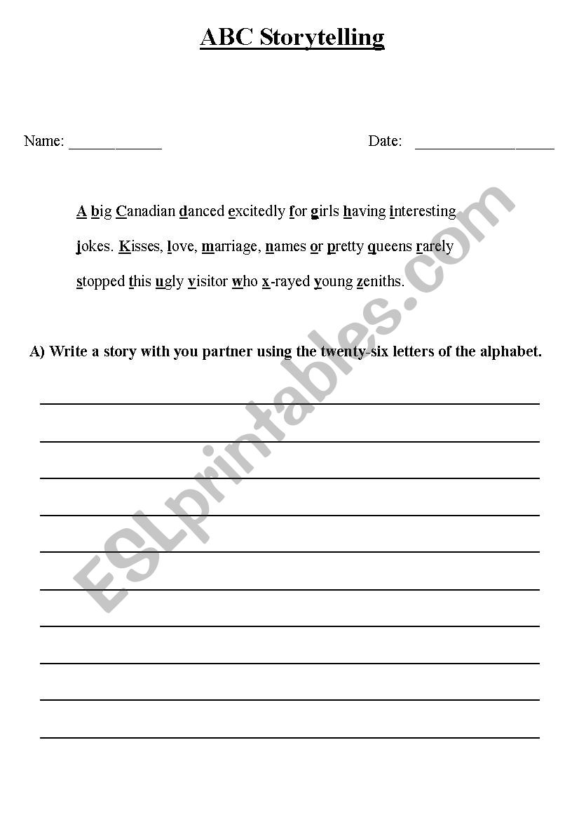 Fun Pair Speaking Vocabulary worksheet