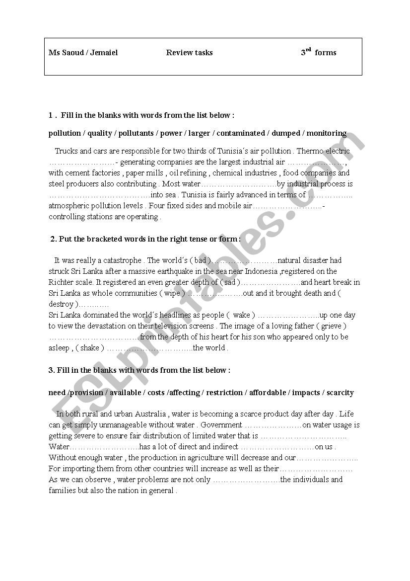 molmol worksheet