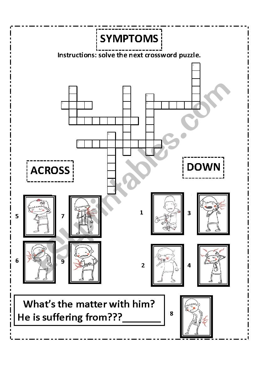 SYMPTOMS SET (4/4) worksheet