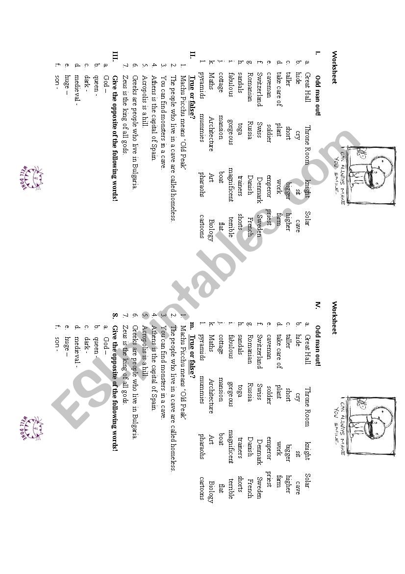 Vocabulary practice - elementary
