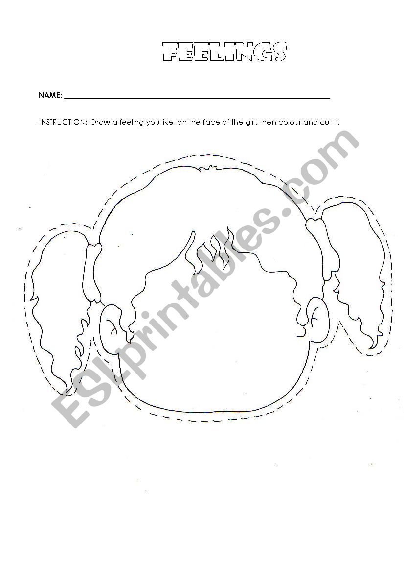 Feelings worksheet