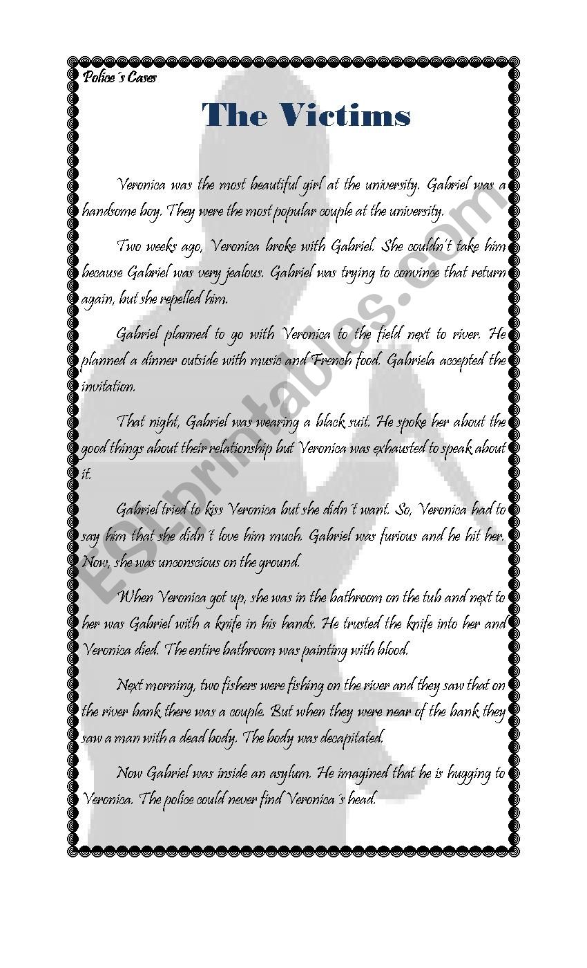 Reading  worksheet