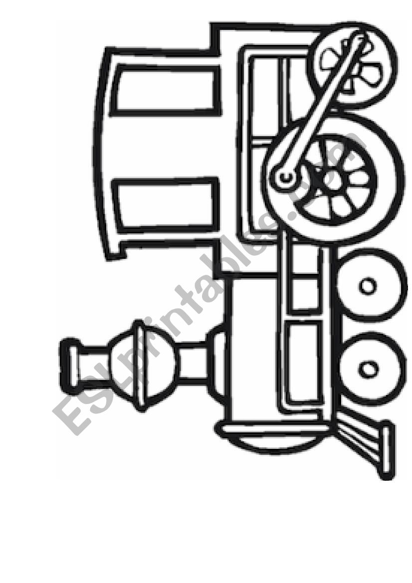 NUMBERS TRAIN worksheet