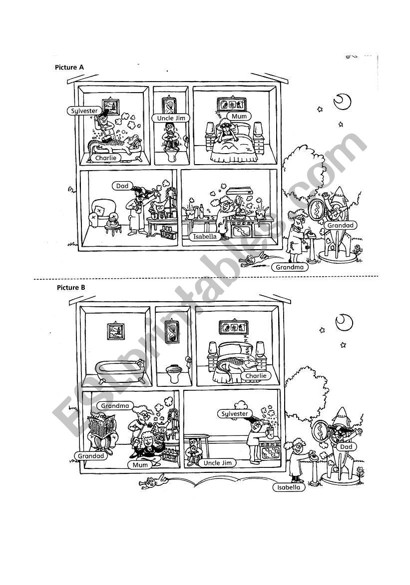 House vocabulary worksheet