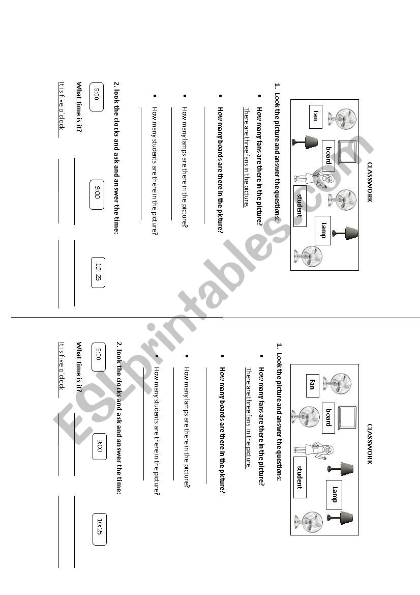 There is & there are are worksheet