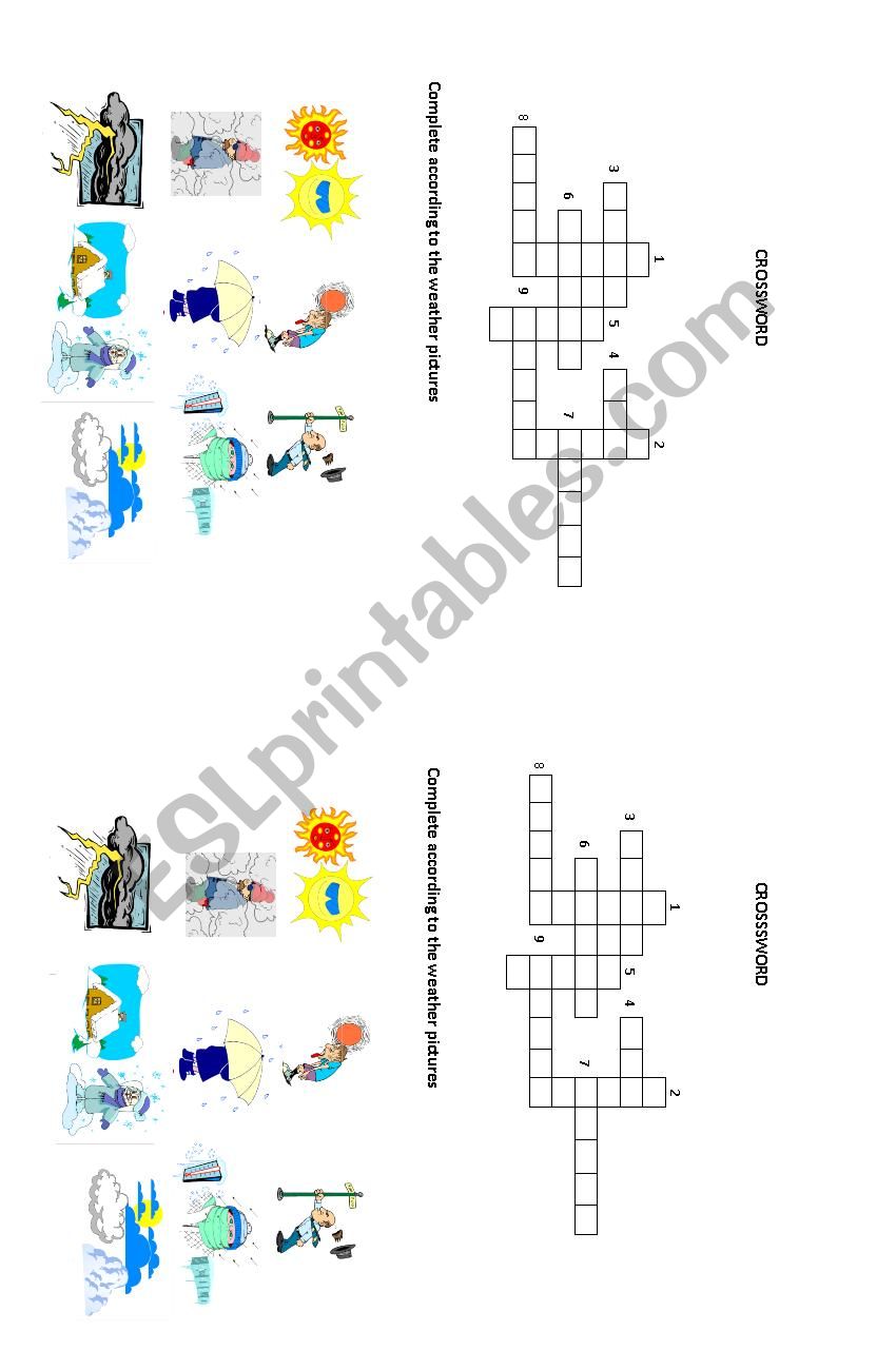 weather worksheet