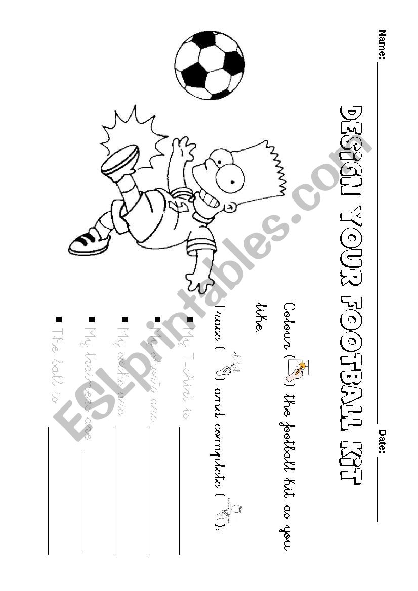 football worksheet