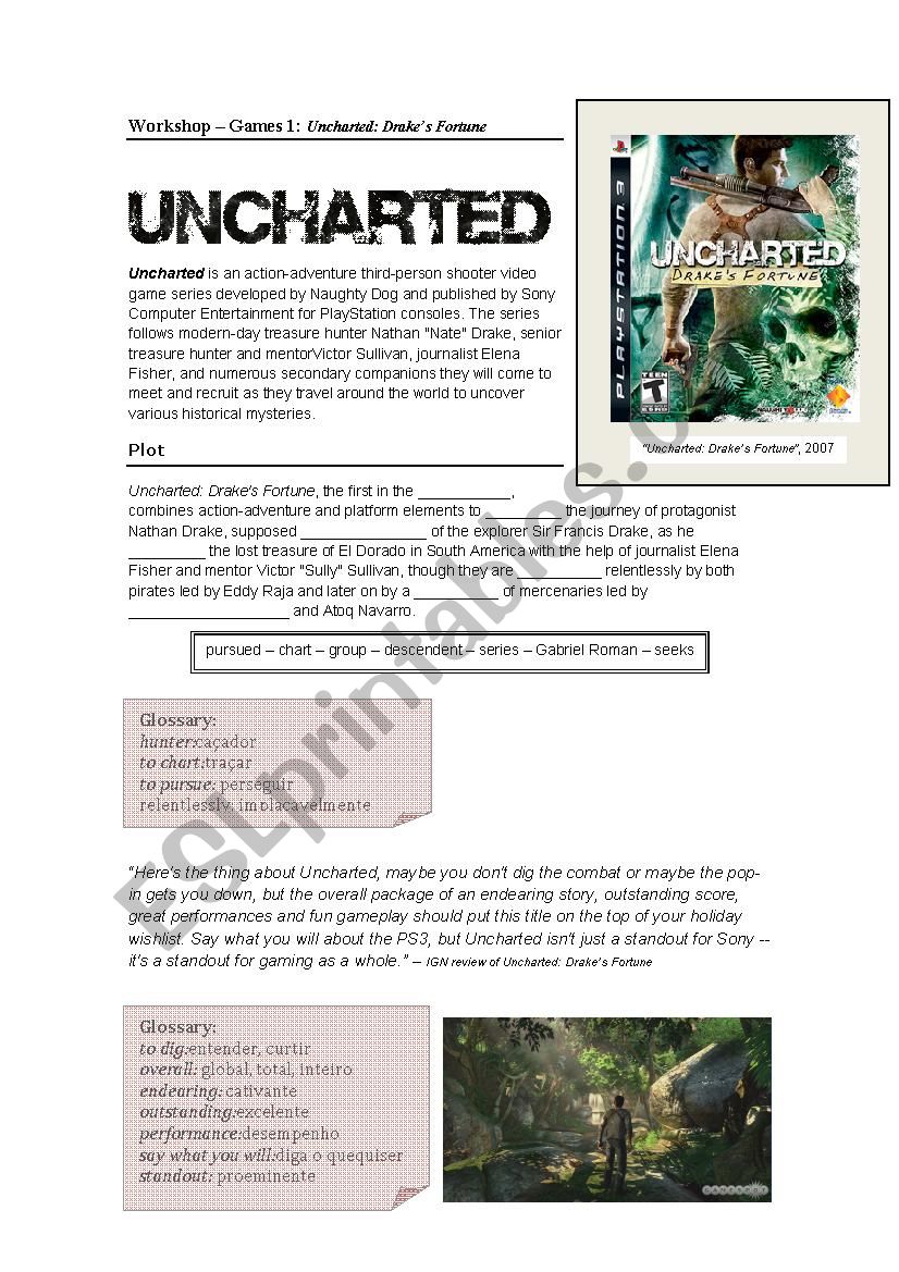 Workshop Games 1 - Uncharted: Drakes Fortune