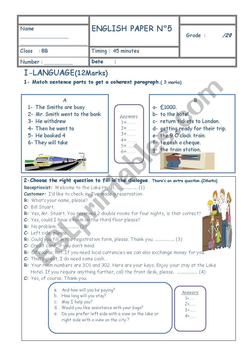 mid term test 3 8th form reuploaded because of watermarks