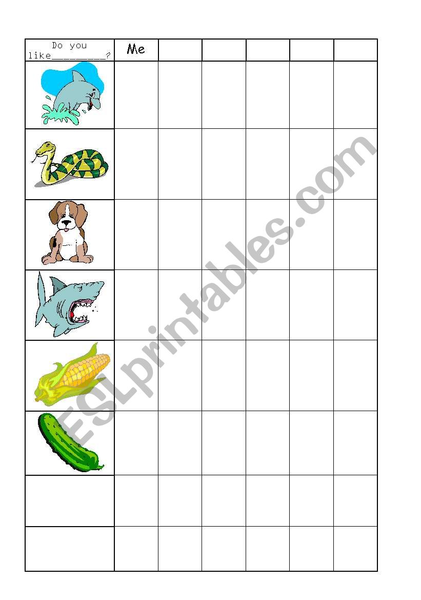 Do you like sharks? worksheet