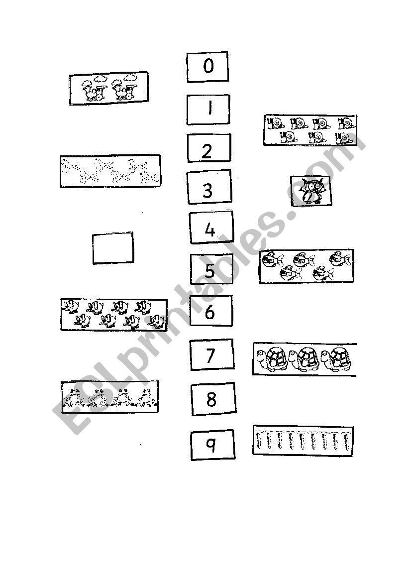 Count and match worksheet