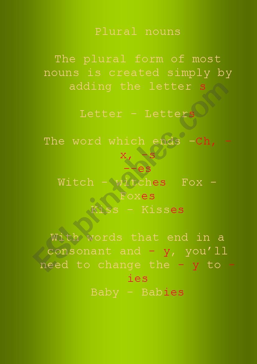 plural-nouns-esl-worksheet-by-lerina55