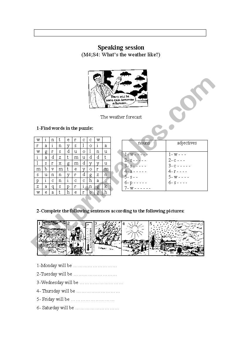 7th form Module6 worksheet