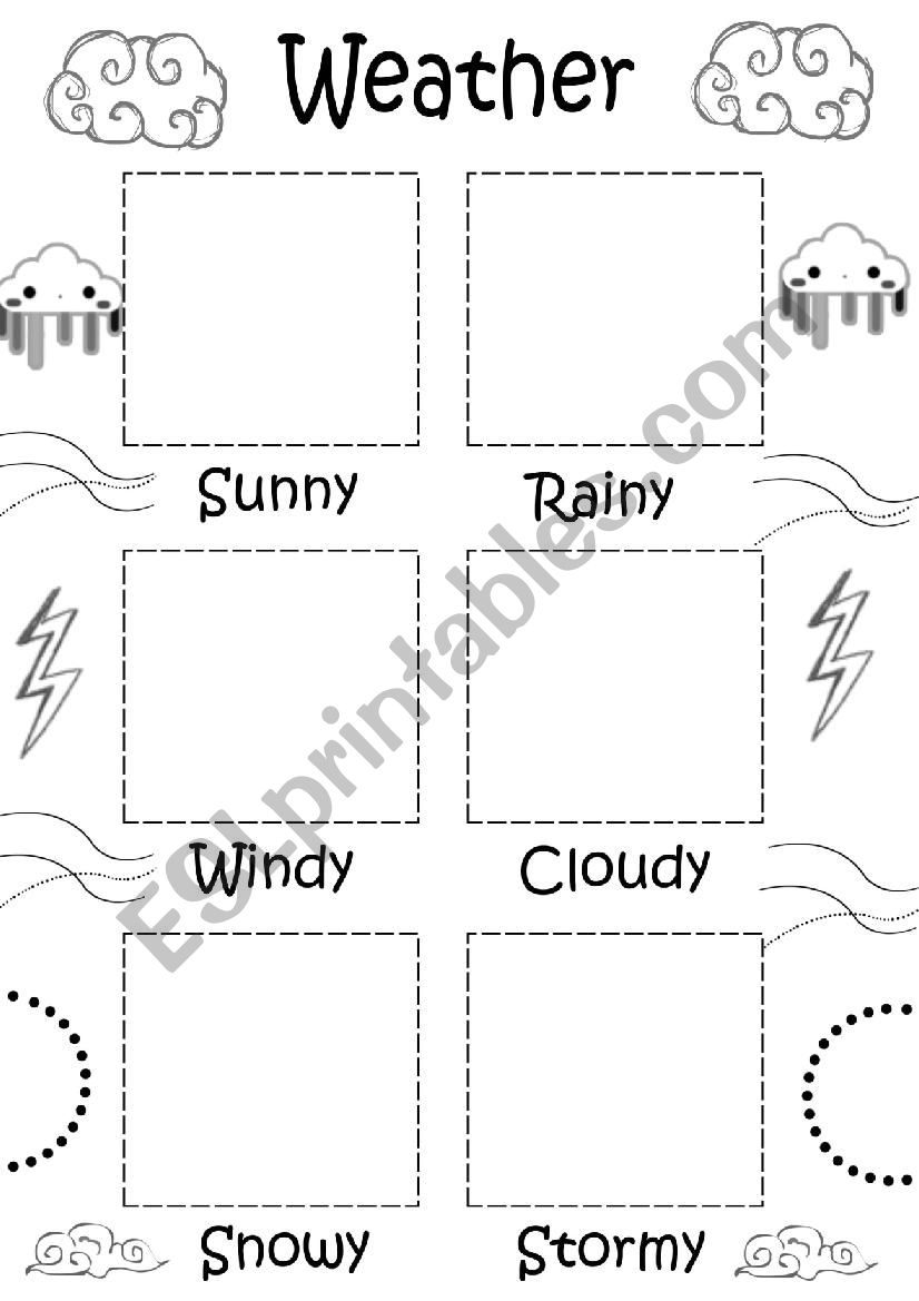 The Weather  worksheet