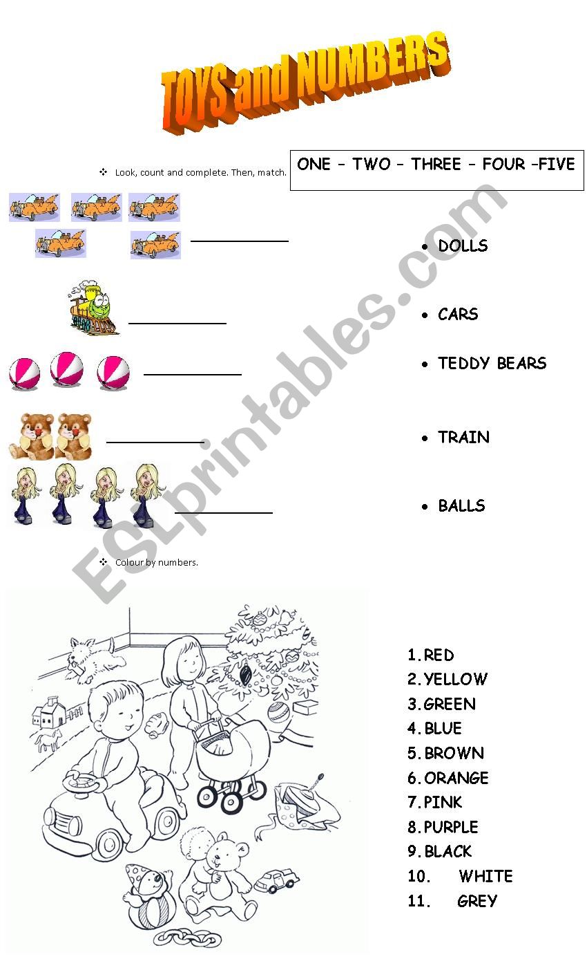 LetÂ´s Count!!! worksheet