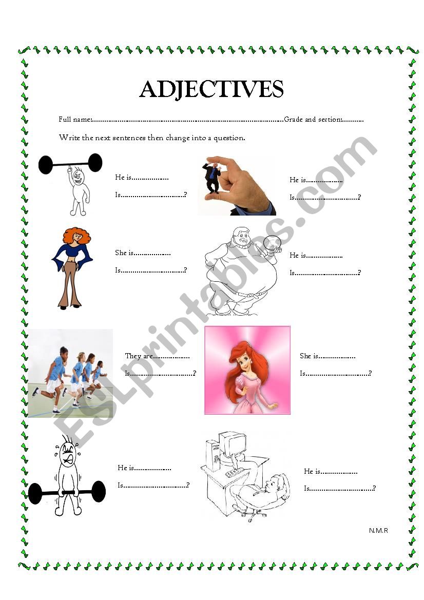 an-english-worksheet-with-pictures-of-animals-and-other-things-to