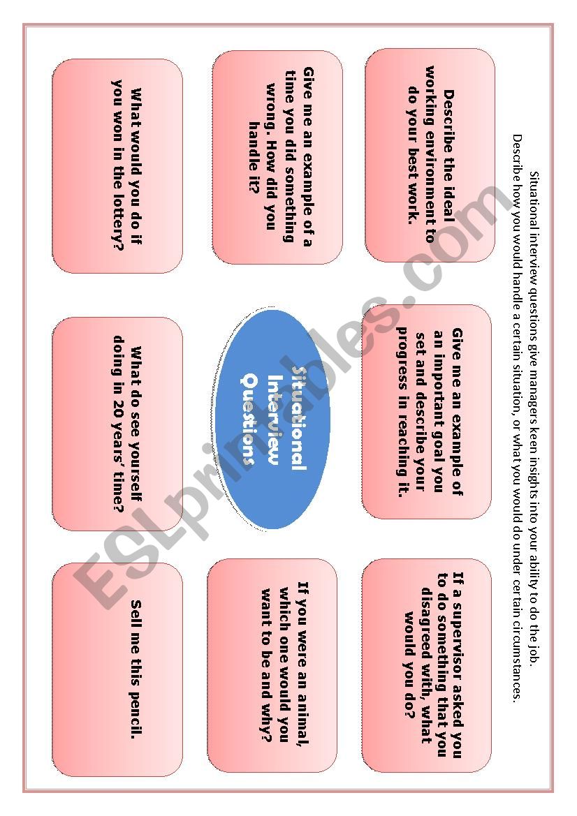 Situational Interview Questions