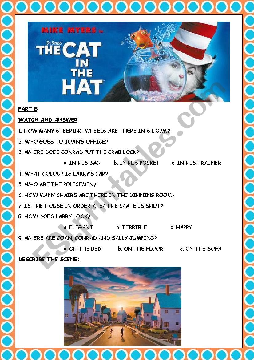 The Cat in the Hat-MOVIE (Part B)