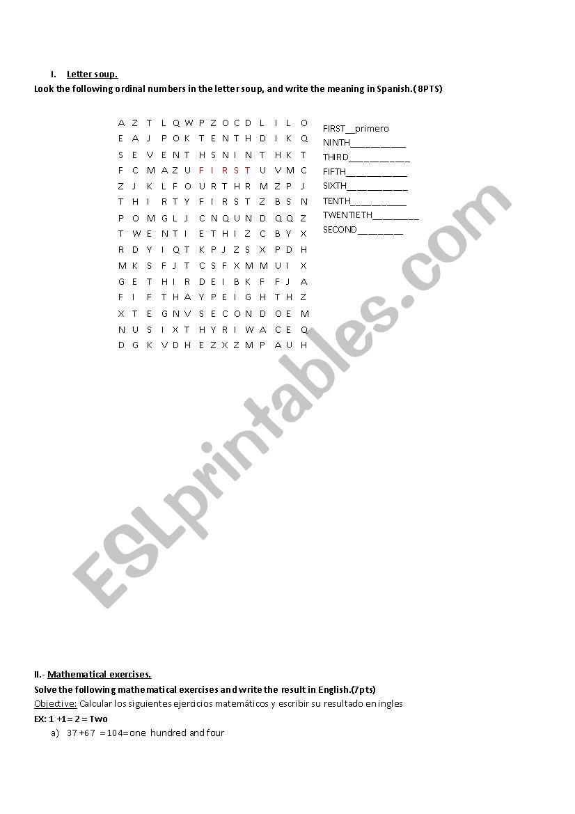 letter soup worksheet