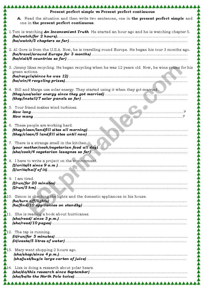 present perfect simple vs present perfect continuous